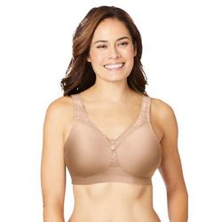 Plus Size Women's Magic Lift® Seamless T-Shirt Bra by Glamorise in Cafe (Size 50 B)