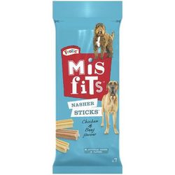 270g Large Misfits Nasher Sticks with Chicken & Beef Dog Treats