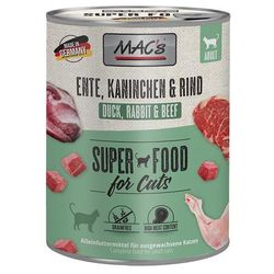 6x800g Duck, Rabbit, Beef MAC's Cat Wet Cat Food
