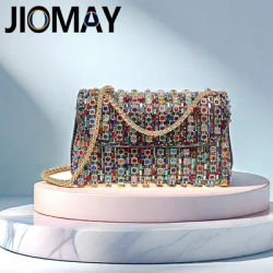 JIOMAY Fashion Bag for Party Women borsa elegante e Versatile con strass borse firmate di lusso