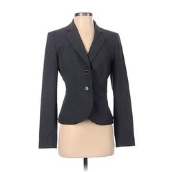 Calvin Klein Blazer Jacket: Gray Jackets & Outerwear - Women's Size 4