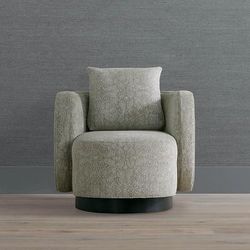 Kinley Swivel Chair - Almond Sunbrella Archer Performance - Frontgate