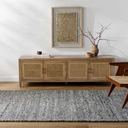Olisa 9' x 12' Cottage Wool Smoke Area Rug - Boutique Rugs
