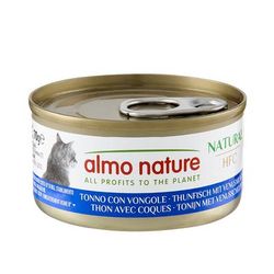24x70g Tuna & Venus Clams Natural HFC Almo Nature Wet Cat Food