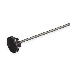 Carlisle 671000 Hardware Knob Post - Basin, Black