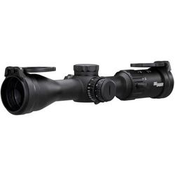 SIG SAUER Whiskey4 2.5-10x42mm Rifle Scope 30mm Tube Second Focal Plane Hellfire Quadplex Illuminated Reticle Black SOW42004