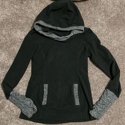 Lululemon Athletica Tops | Lululemon Fleece No Size But I Think 4 | Color: Black/Gray | Size: 4