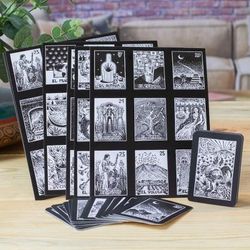 Tequila Loteria,'Traditional Ink on Paper Loteria Board Game Set from Mexico'