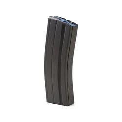 Ammunition Storage Components AR-15 6.5 Grendel Stainless Steel Magazine 25 Round blocked to 10 Round Black Marlube/Blue Follower