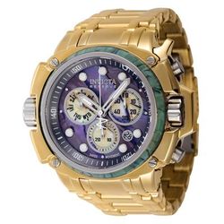 Invicta Reserve Coalition Forces Swiss Ronda Z60 Caliber Men's Watch w/ Abalone Dial - 60mm Gold (ZG-44968)