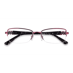 Female s rectangle Purple Metal Prescription eyeglasses - Eyebuydirect s Vogue Eyewear VO3813B