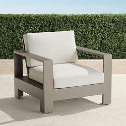 Boretto Aluminum Lounge Chair - Standard, Light Aruba - Frontgate