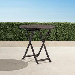 Cafe Bar Table in Wicker - Black Wicker - Frontgate