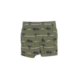 Baby Bum Shorts: Green Bottoms - Size 3 Month - Medium Wash