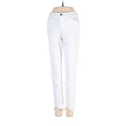 Skinnygirl Jeans - Super Low Rise: White Bottoms - Women's Size 0