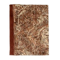 Forest Nest,'Recycled Paper Journal in Brown and Beige from Mexico'