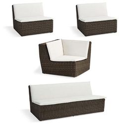 Santa Monica Seating Replacement Cushions - Corner Chair, Rain Natural - Frontgate