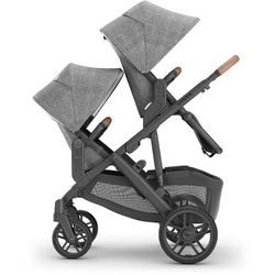 UPPAbaby VISTA V2 Twin Double Stroller Bundle with Rumble Seat V2+ - Gregory