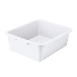 Winco PLW-7W Bus Box - 21" x 17" x 7", White, Freezer Safe