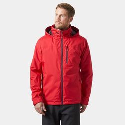 Helly Hansen Men’s Crew Hooded Midlayer Sailing Jacket 2.0 Red L