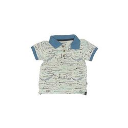 Nautica Short Sleeve Polo Shirt: Blue Tops - Size 18 Month