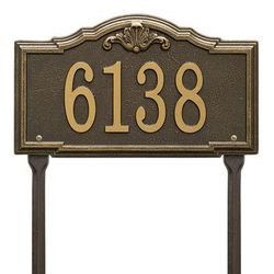 Glendora Yard Plaque - Bronze/Gold - Grandin Road