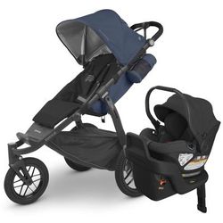 UPPAbaby Ridge + Aria Travel System Bundle - Reggie / Jake