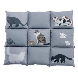 Medley Cat Cushion 55x45x6cm