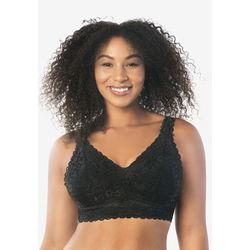 Plus Size Women's Adriana Bralette by Parfait in Black (Size 38 K)