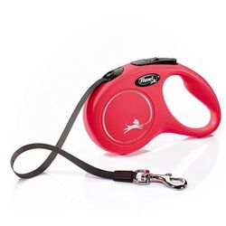 flexi New Classic harness leash red, 5m/S up to 15kg dog