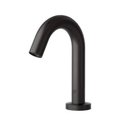 T&S ECW-3150-MB WaveCrest Deck Mount Electronic Faucet - Single Hole, Gooseneck Spout, Battery Operated, Matte Black, 2 1/8" x 5 1/2" x 8"