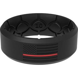 Groove Life Men's Edge Hero Ring, Black/Red Line SKU - 930175