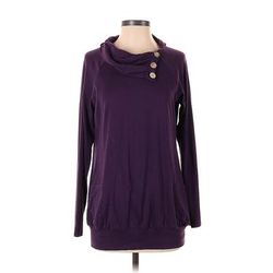 Miusey Pullover Sweater: Purple Tops - Women's Size 4