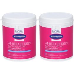 EuPhidra Amido Mio di Riso Bagno lenitivo Set da 2 2x200 g Polvere