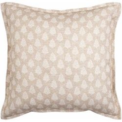 Adonia 20" Square Cottage Tan/Olive Outdoor Throw Pillow - Boutique Rugs