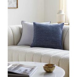 Vania 20" Square Modern Wool Dark Red Throw Pillow - Boutique Rugs