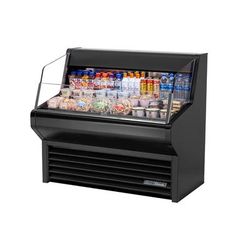 True 48 1/8" Horizontal Open Air Cooler - 3 Levels, White, 115v, THAC-48-HC-LD WHT