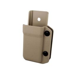 Zero9 Holsters Single Mag Case 9mm/40cal Silver Tan Tek Lock Z9-4050-STN-TEK