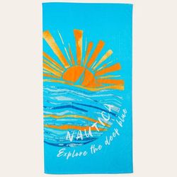 Nautica Sunrise Print Beach Towel Star Sapphire, OS