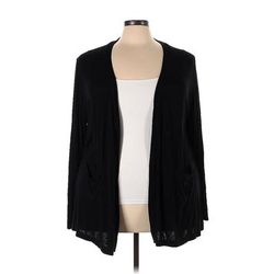 Joie De Vivre Cardigan Sweater: Black - Women's Size 3X