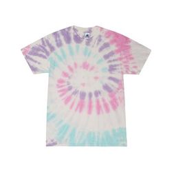 Tie-Dye CD100 Adult T-Shirt in Acadia size 2XL | Cotton T1000, 1000