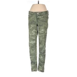 Gap Jeans - Low Rise: Green Bottoms - Women's Size 24