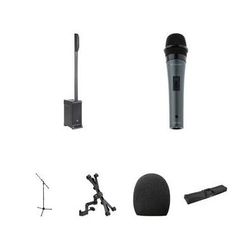 JBL IRX ONE 1300W Powered Column Array PA System Kit with Wired Mic, Stands, an JBL-IRXONE-US