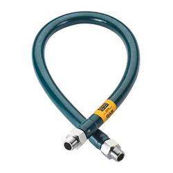 Krowne M12560 60" Gas Connector Hose w/ 1 1/4" Male/Male Couplings, Stainless Steel