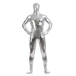 Costume di Carnevale Tuta Intera Tute Zentai Lucide Costume Cosplay Catsuit Tinta unita Sesso Costume Sexy Per uomo Per donna Costume per Halloween Adulti