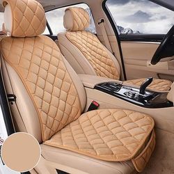 2PCS Coprisedili Universali in Tessuto Flock – Quattro Stagioni Constorage Integrato Facile da Installare Protezione Interna