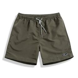 Per uomo Pantaloncini da corsa A cordoncino Pantaloni Esterno Strada Sportivo Estate Asciugatura rapida Traspirante Fitness Allenamento in palestra Jogging Standard abbigliamento sportivo