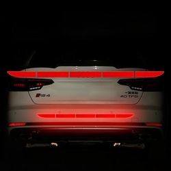 5 pezzi / set adesivi riflettenti per auto adesivo di avvertimento per auto impermeabile nastro riflettente adesivi per decalcomanie per auto adesivi per carrozzeria accessori per auto