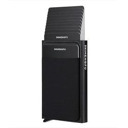 1 Pz portafoglio sottile in alluminio portacarte di credito RFID custodia metallica sottile per carte bancarie borsa pop-up per carte di credito per uomini e donne