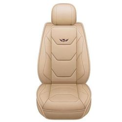 Tappetino per Copertura Sedile Auto Anteriore Universale in PU Pelle 5D StarFire Impermeabile Protettore per Sedile Auto Traspirante
